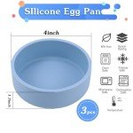 ZHYEEDAA Silicone Egg Mold for Air Fryers