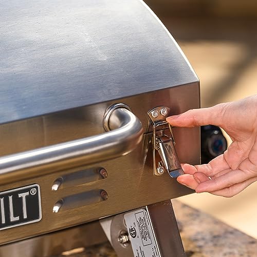 Masterbuilt Portable Propane Gas Grill Stainless Steel