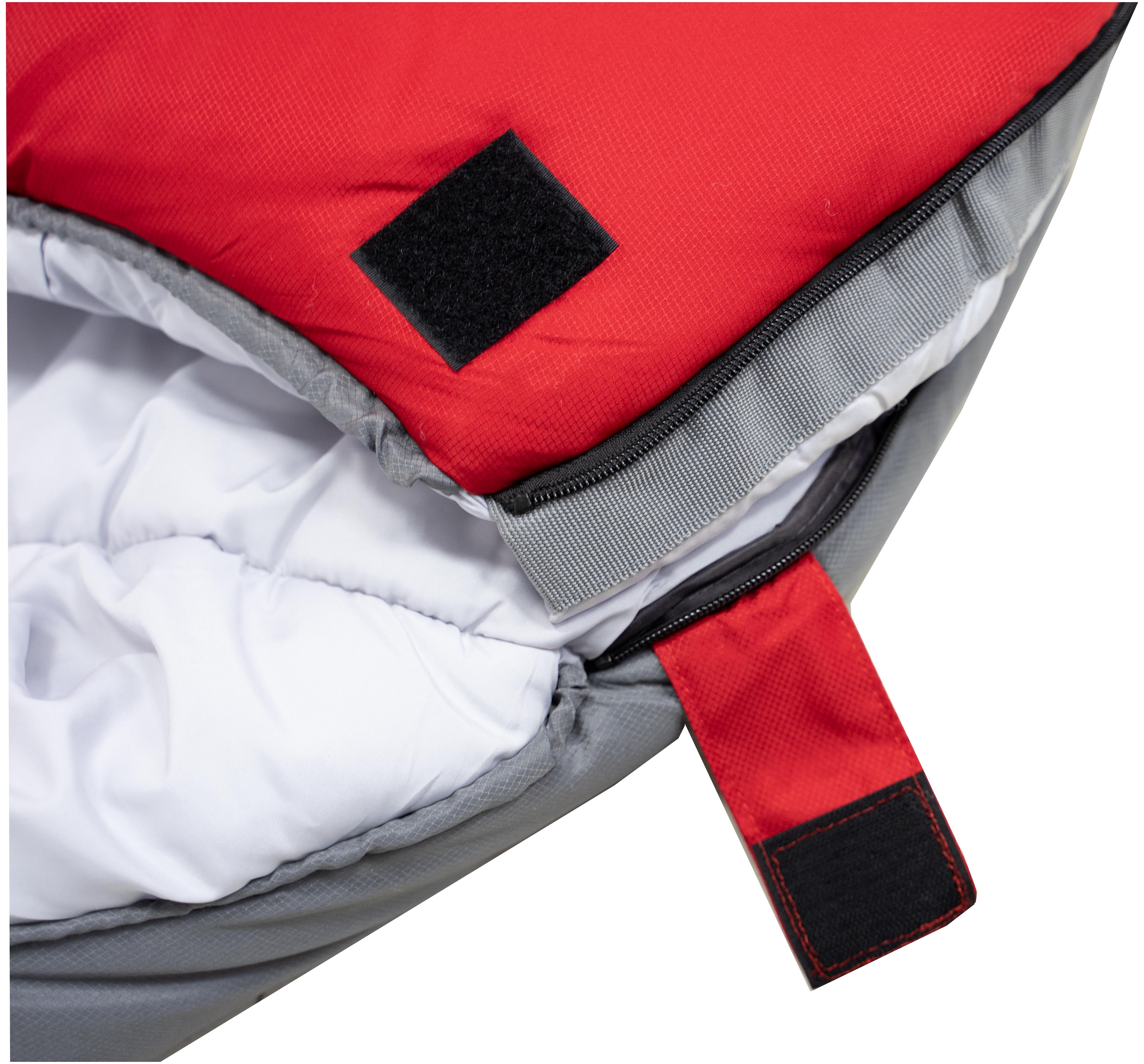 Ozark Trail 10-Degree Mummy Sleeping Bag, Red