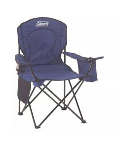 Coleman Quad Chair with Cooler - Blue