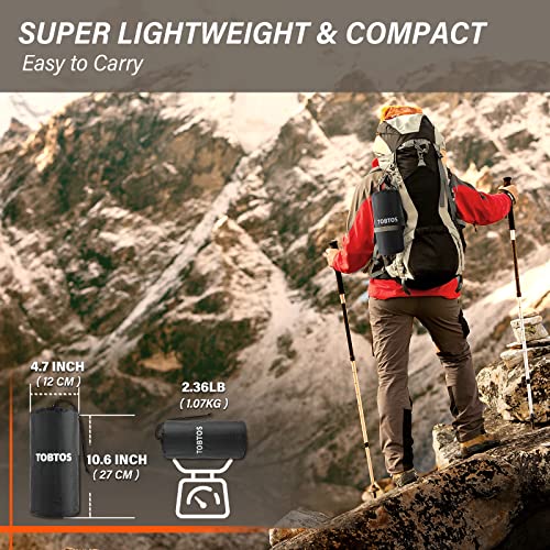 TOBTOS Ultralight Self-Inflating Camping Sleeping Pad