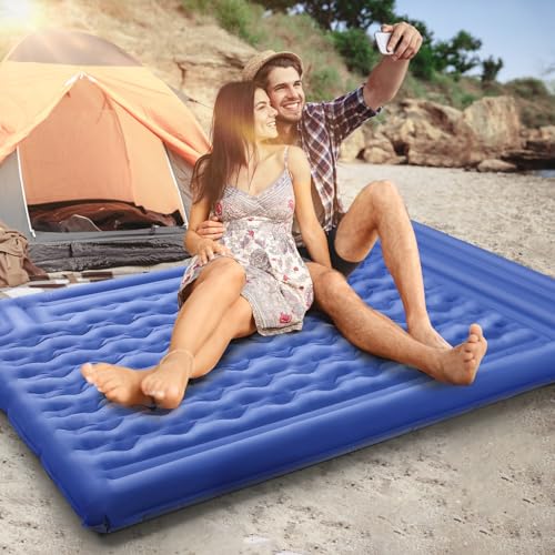 Extra-Thick Double Sleeping Pad with Built-In Pillow