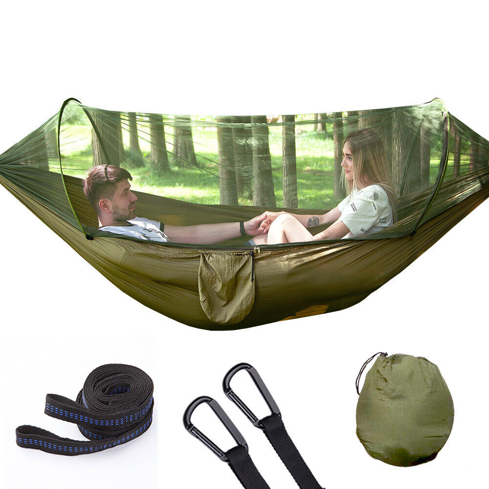 Portable Double Camping Hammock Tent with Mosquito Net