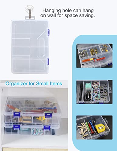 Tackle Box Organizer Set with Dividers – 2 Pack