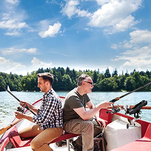 PLUSINNO Boat Fishing Rod Holder - 360° Adjustable (2 Pack)