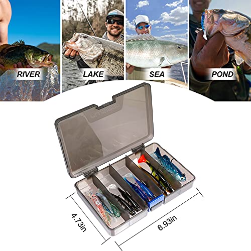 PLUSINNO Pre-Rigged Fishing Lures for Bass & Trout