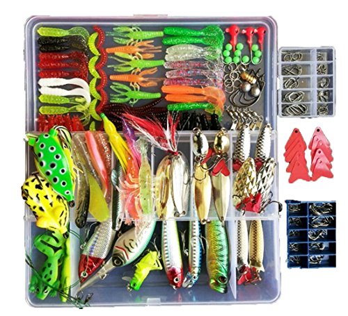 275pcs Freshwater Fishing Lures and Tackle Kit
