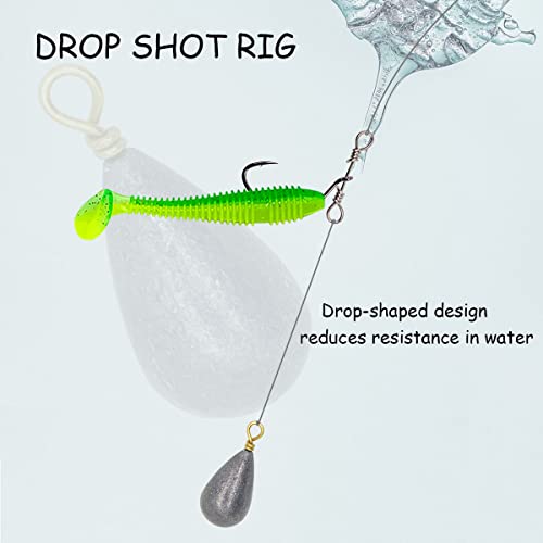 Assorted Fishing Weights Sinkers Kit – 25pcs