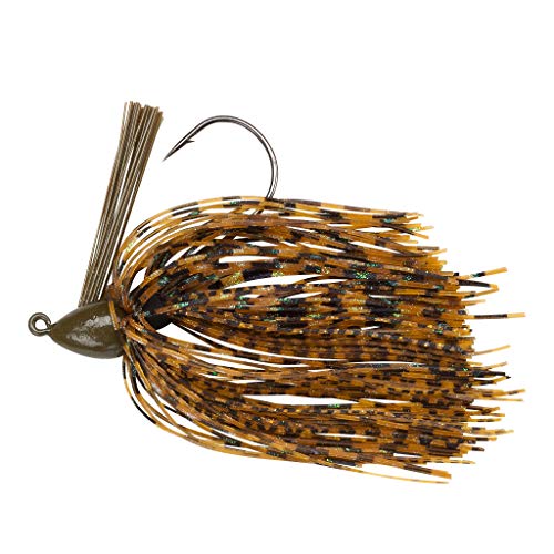 BOOYAH Baby Boo Jig Bass Lure, Green Pumpkin