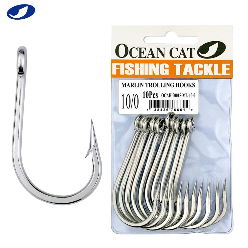 Ocean Cat Marlin Trolling Hooks for Saltwater Fishing