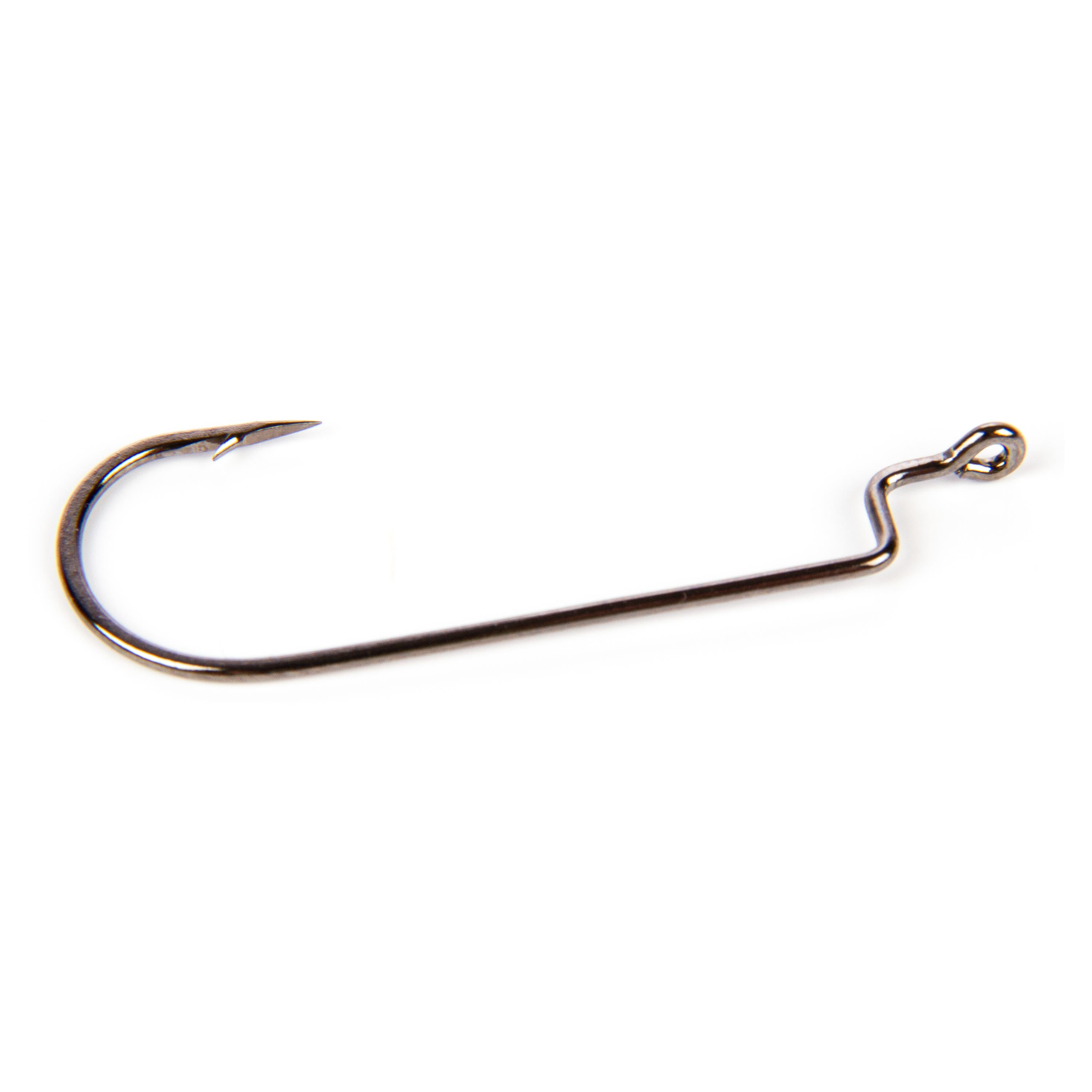 Ozark Trail High Carbon Steel Worm Hooks Size 2/0