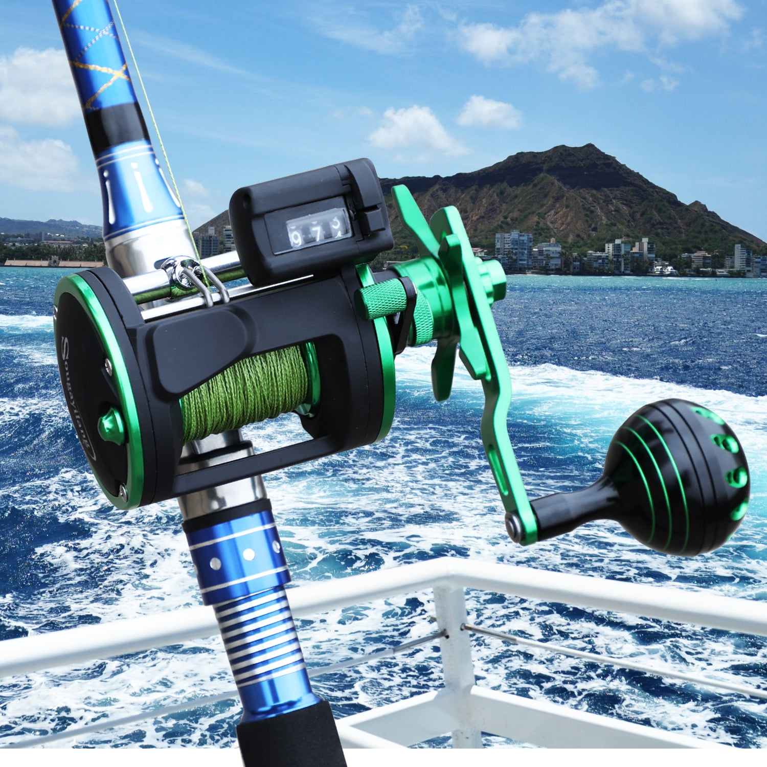 Sougayilang 55LB Saltwater Trolling Fishing Reel