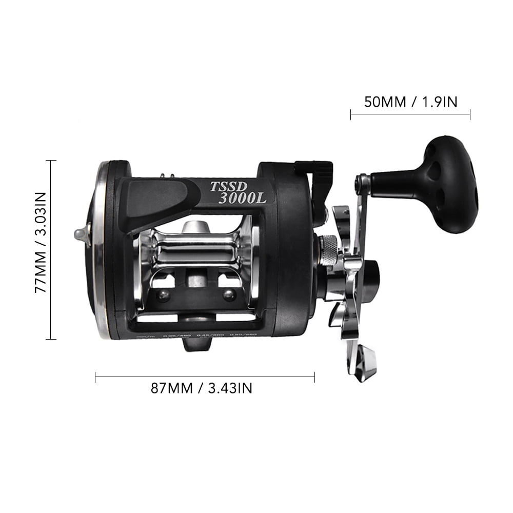 Right Hand Trolling Fishing Reel for Boats