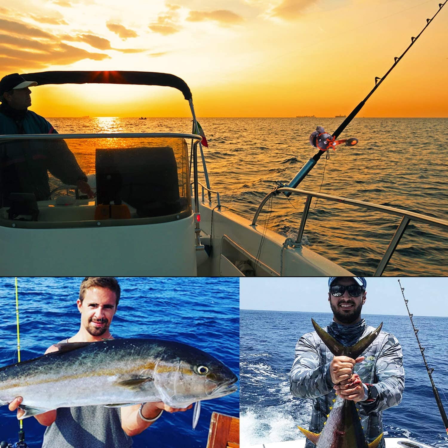 Sougayilang Line Counter Trolling Fishing Reel