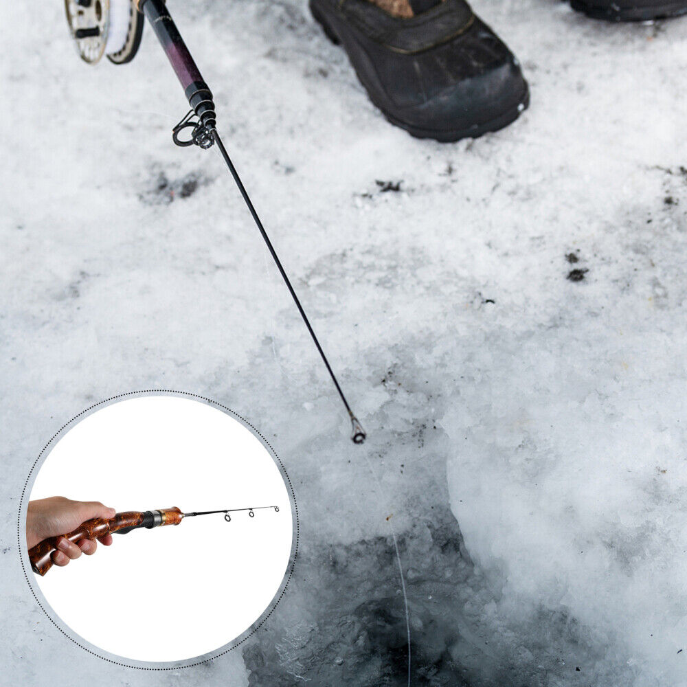 Sturdy Ice Fishing Noodle Rod with Lure