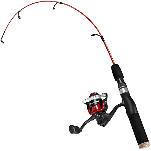 PLUSINNO Ultralight Ice Fishing Rod and Reel Combo