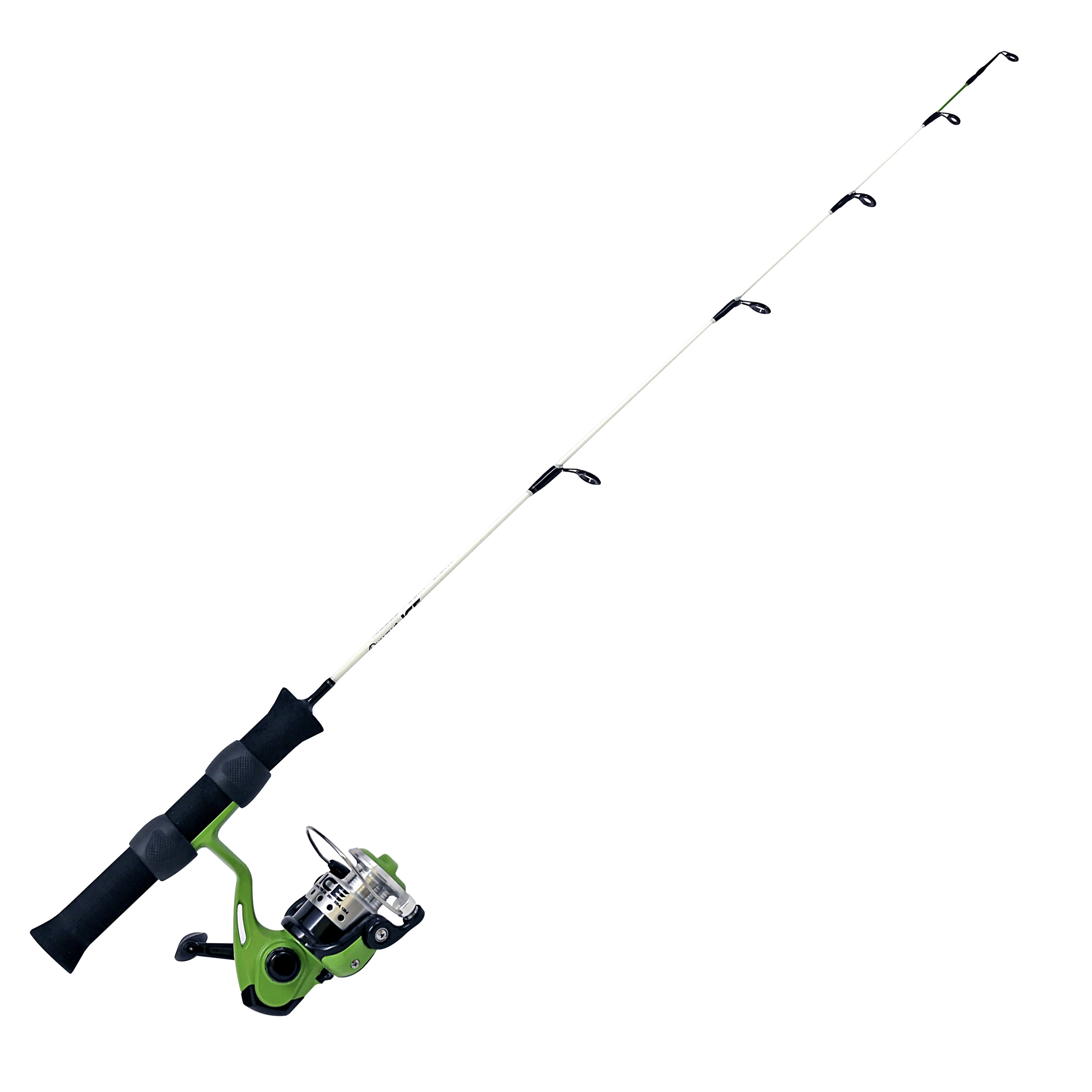 Quantum Ice Fishing Rod and Reel Combo, Green