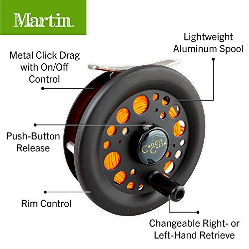 Martin Caddis Creek Size 6/5 Fly Fishing Reel