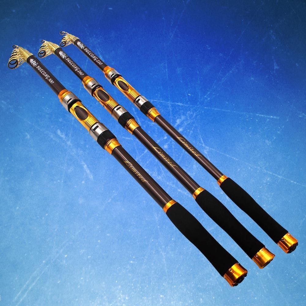 Telescopic Carbon Fiber Spinning Fishing Rod