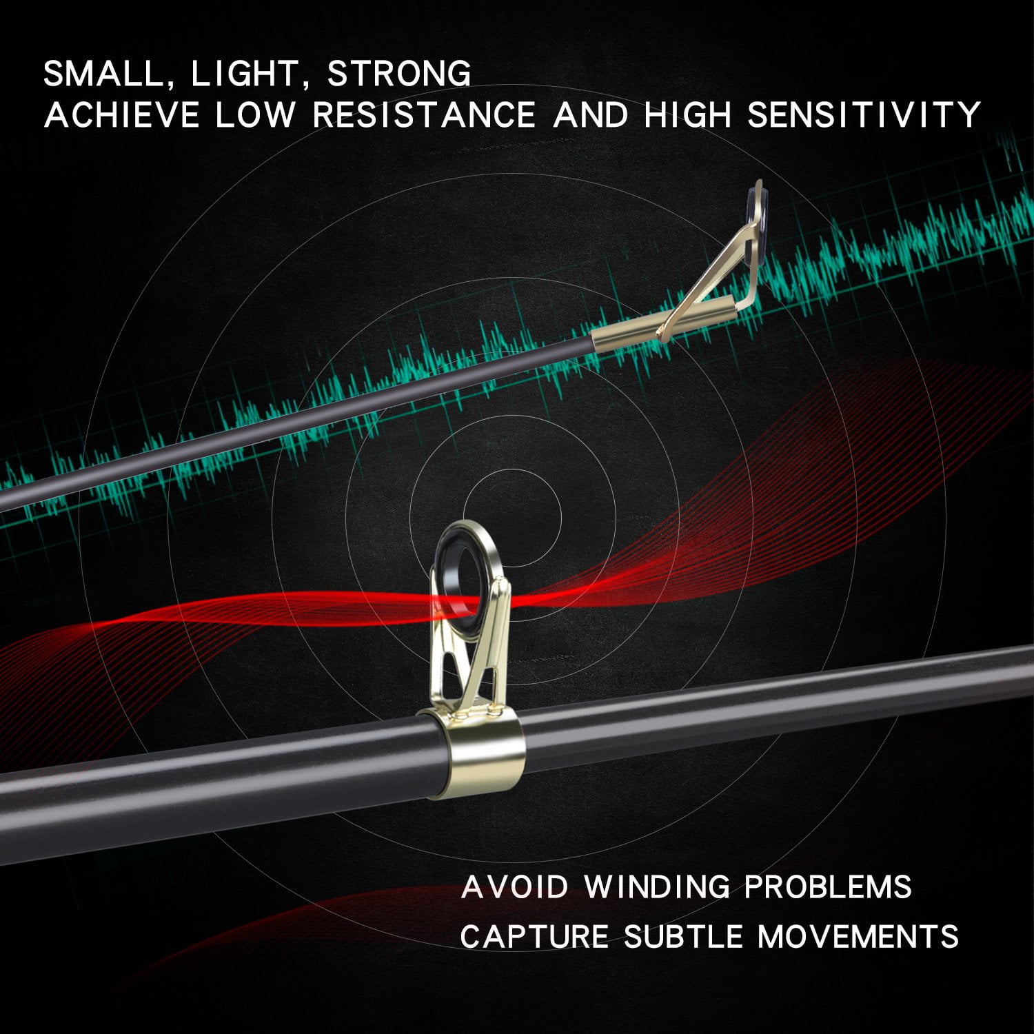 Sougayilang Portable Telescopic Spinning Fishing Rod