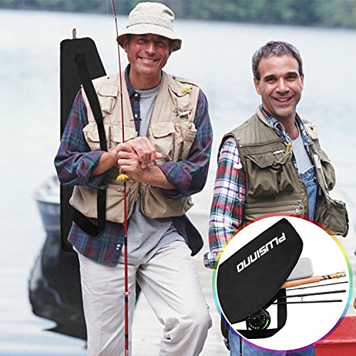 PLUSINNO 4-Piece Fly Rod and Reel Combo