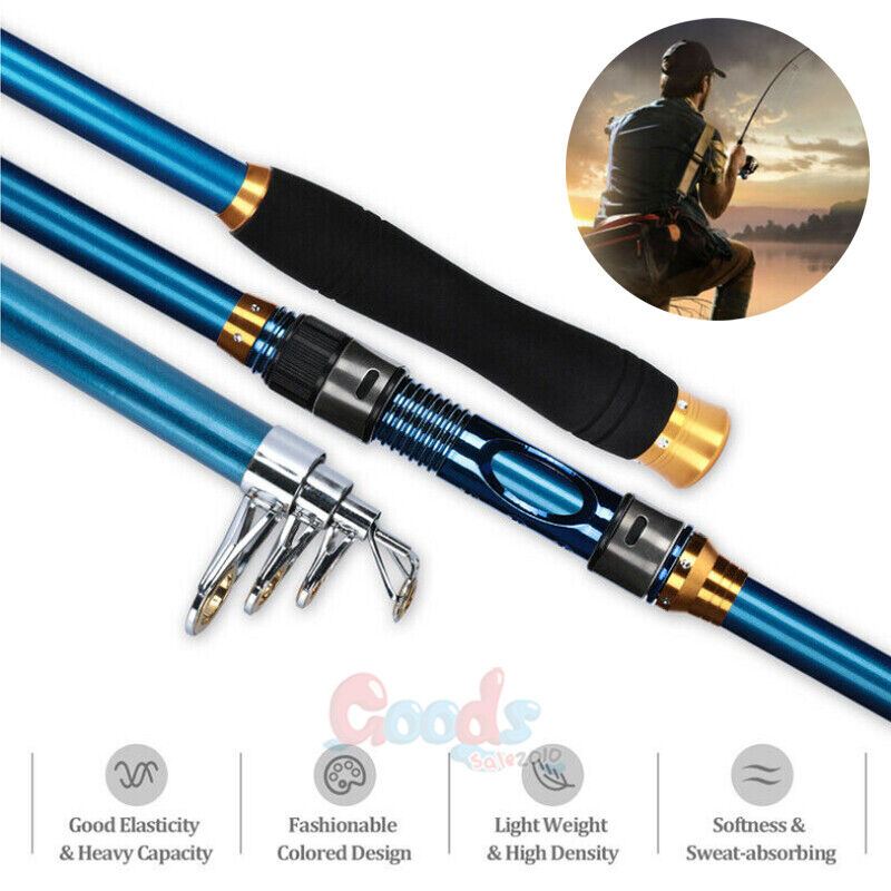 Portable Carbon Fiber Telescopic Fishing Rod 20-50LB
