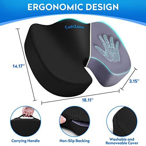 Memory Foam Coccyx Seat Cushion for Pain Relief