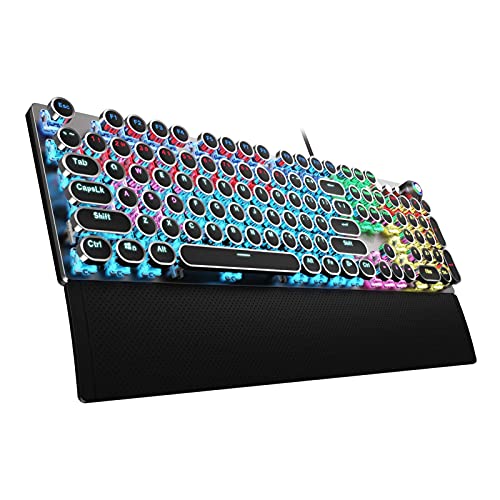 AULA F2088 Retro Mechanical Keyboard with RGB Lighting