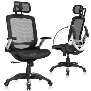 Adjustable Ergonomic High Back Office Chair, Black