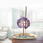 Crystal Stone Money Tree Incense Holder & Burner