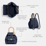 Coach Riya Backpack in Blue