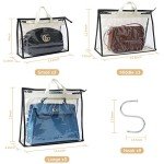 Transparent Luxury Handbag Organizer Set of 9