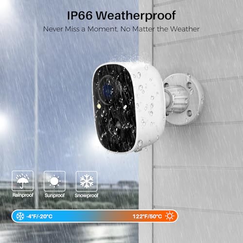 Wireless Outdoor Security Cameras with AI Motion Detection