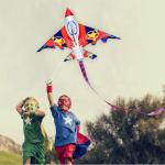 HONBO 58" Fighter Plane Kite for Family Fun