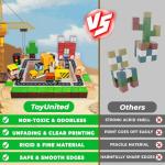 Eco-Friendly Magnetic Building Blocks Set - 100 PCS