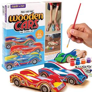 DIY Wooden Car Building and Painting Kit
