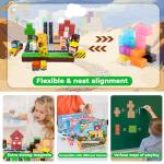 Eco-Friendly Magnetic Building Blocks Set - 100 PCS
