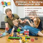 Eco-Friendly Magnetic Building Blocks Set - 100 PCS