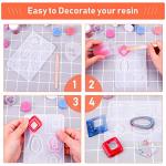 Paxcoo 678-Piece Eco Resin Earring Mold Set