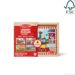 Melissa & Doug Wooden Jigsaw Puzzles - Vehicles