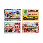 Melissa & Doug Wooden Jigsaw Puzzles - Vehicles