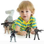 Eco-Friendly 12-Piece Toy Soldiers Play Set