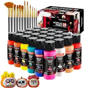 24 Color Eco-Friendly Acrylic Paint Set