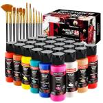 24 Color Eco-Friendly Acrylic Paint Set