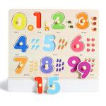 Eco-Friendly Montessori Wooden Toddler Puzzle Set
