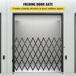 VEVOR Folding Security Gate, 51.57" H x 75" W