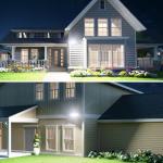 Onforu 70W Waterproof Outdoor Dusk to Dawn Floodlight