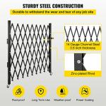 VEVOR Folding Security Gate, 51.57" H x 75" W