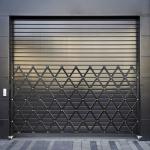 VEVOR Folding Security Gate, 51.57" H x 75" W