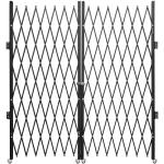 VEVOR Double Folding Steel Security Gate, 87"H x 150"W